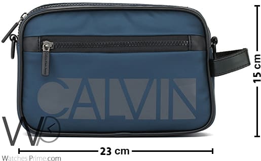 حقيبة يد رجالية كالفن كلاين Calvin Klein ازرق | واتشز برايم