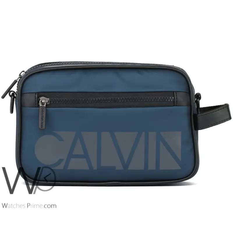 حقيبة يد رجالية كالفن كلاين Calvin Klein ازرق | واتشز برايم