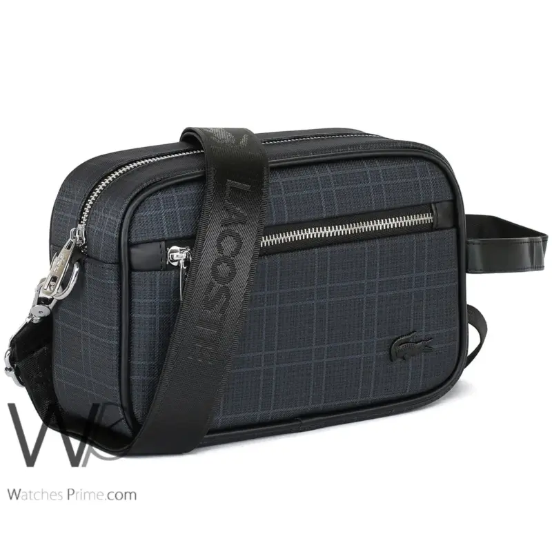 Lacoste Shoulder For Men Hand Bag Navy Blue | Watches Prime