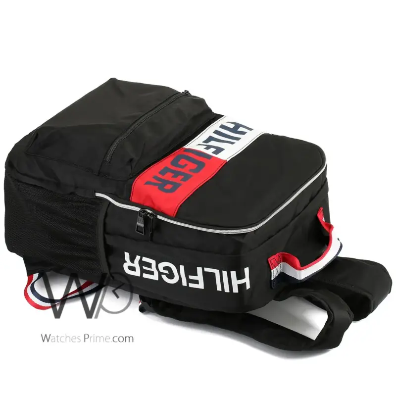 Tommy Hilfiger Backpack Black Colorblock Bag | Watches Prime