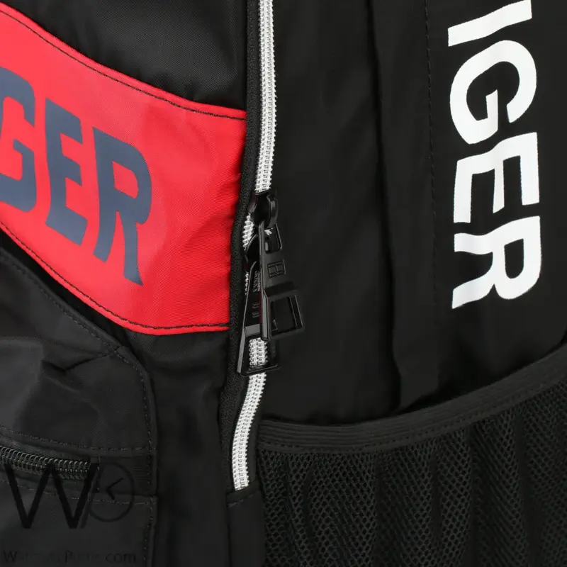 Tommy Hilfiger Backpack Black Colorblock Bag | Watches Prime