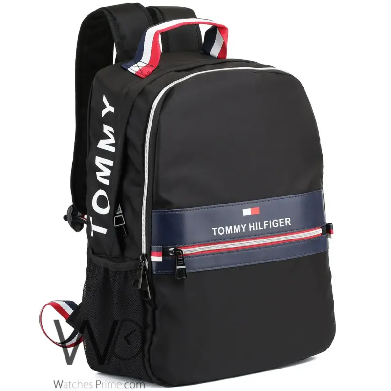Tommy Hilfiger Backpack Bag Black For Men | Watches Prime