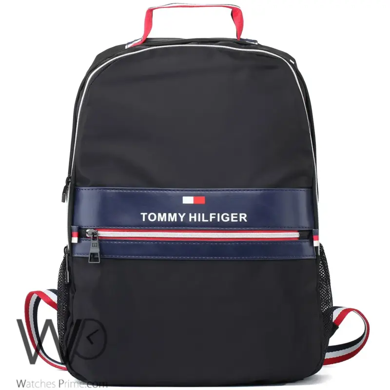 Tommy Hilfiger Backpack Bag Black For Men | Watches Prime
