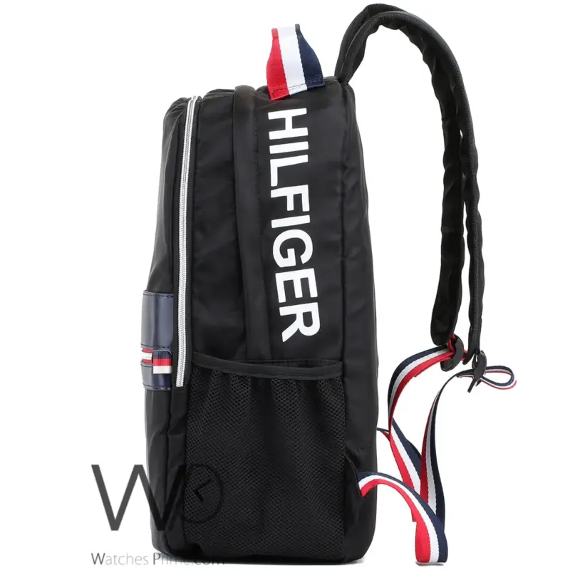 Tommy Hilfiger Backpack Bag Black For Men | Watches Prime