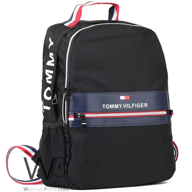 Tommy Hilfiger Backpack Bag Black For Men | Watches Prime