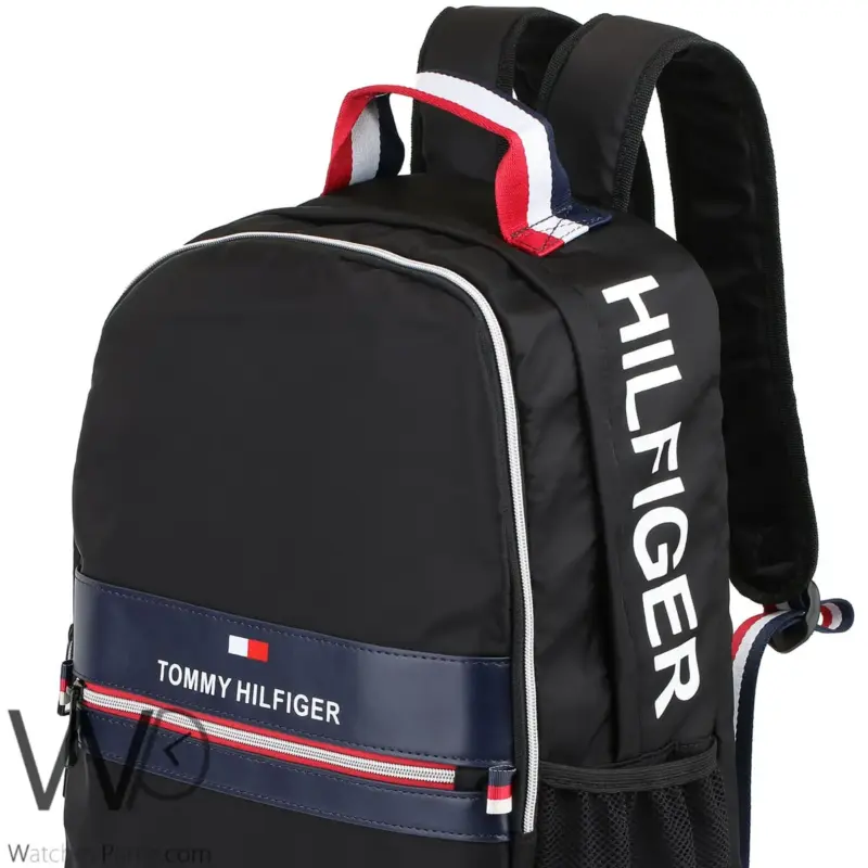 Tommy Hilfiger Backpack Bag Black For Men | Watches Prime
