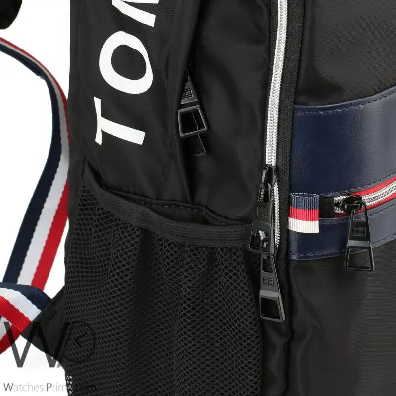 Tommy Hilfiger Backpack Bag Black For Men | Watches Prime