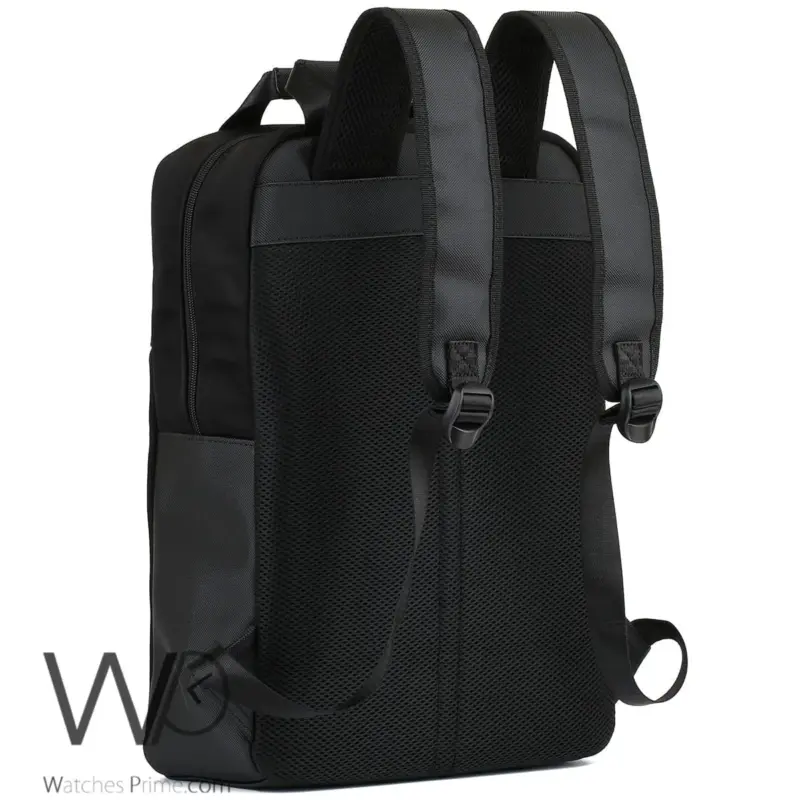 Tommy Hilfiger Backpack Black Men Laptop Bag| Watches Prime