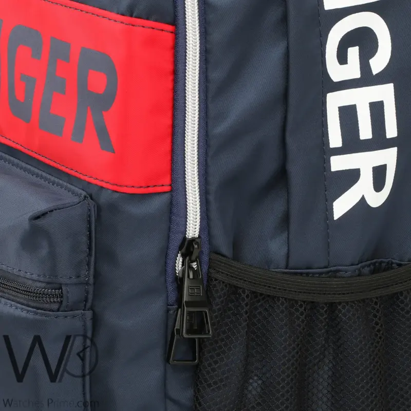 شنطة ظهر تومي ازرق Tommy Hilfiger وتر بروف | واتشز برايم