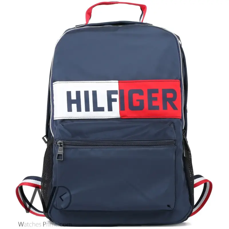 شنطة ظهر تومي ازرق Tommy Hilfiger وتر بروف | واتشز برايم
