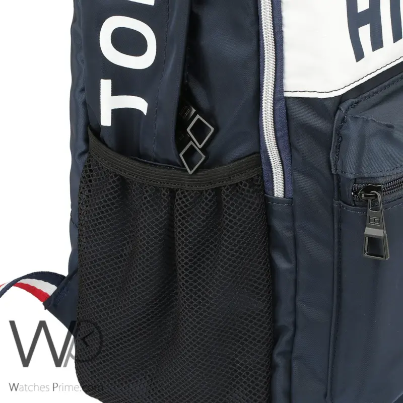 شنطة ظهر تومي ازرق Tommy Hilfiger وتر بروف | واتشز برايم