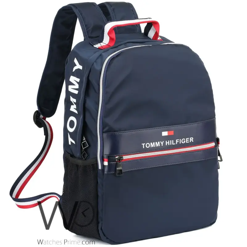 Tommy Hilfiger Backpack Navy Blue ColorBlock | Watches Prime