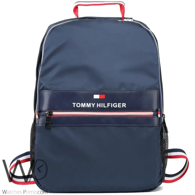 Tommy Hilfiger Backpack Navy Blue ColorBlock | Watches Prime