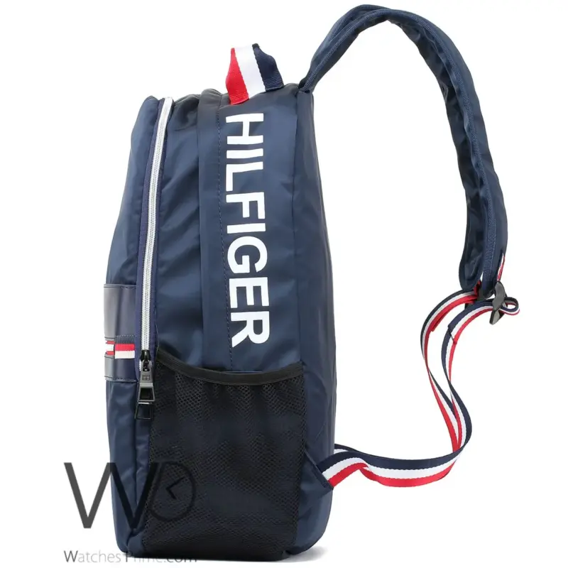 Tommy Hilfiger Backpack Navy Blue ColorBlock | Watches Prime