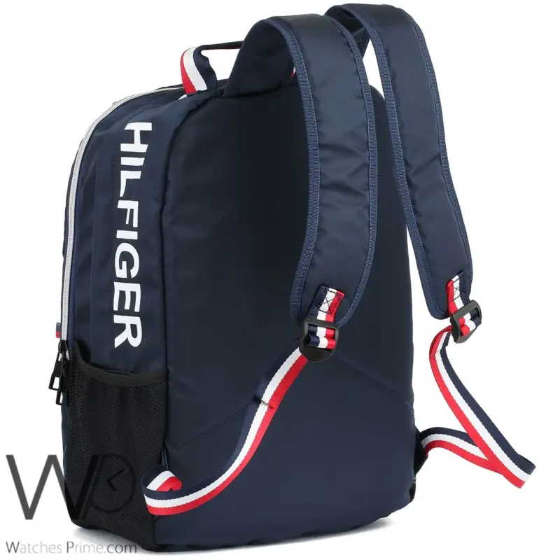 Tommy Hilfiger Backpack Navy Blue ColorBlock | Watches Prime