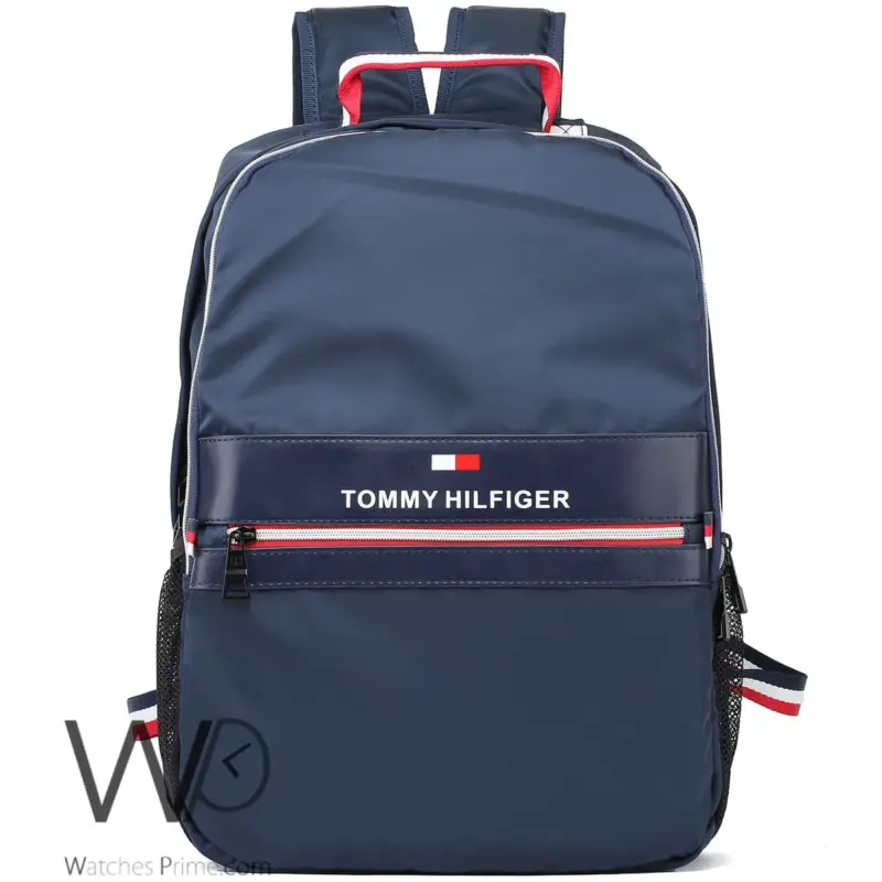 Tommy Hilfiger Backpack Navy Blue ColorBlock | Watches Prime