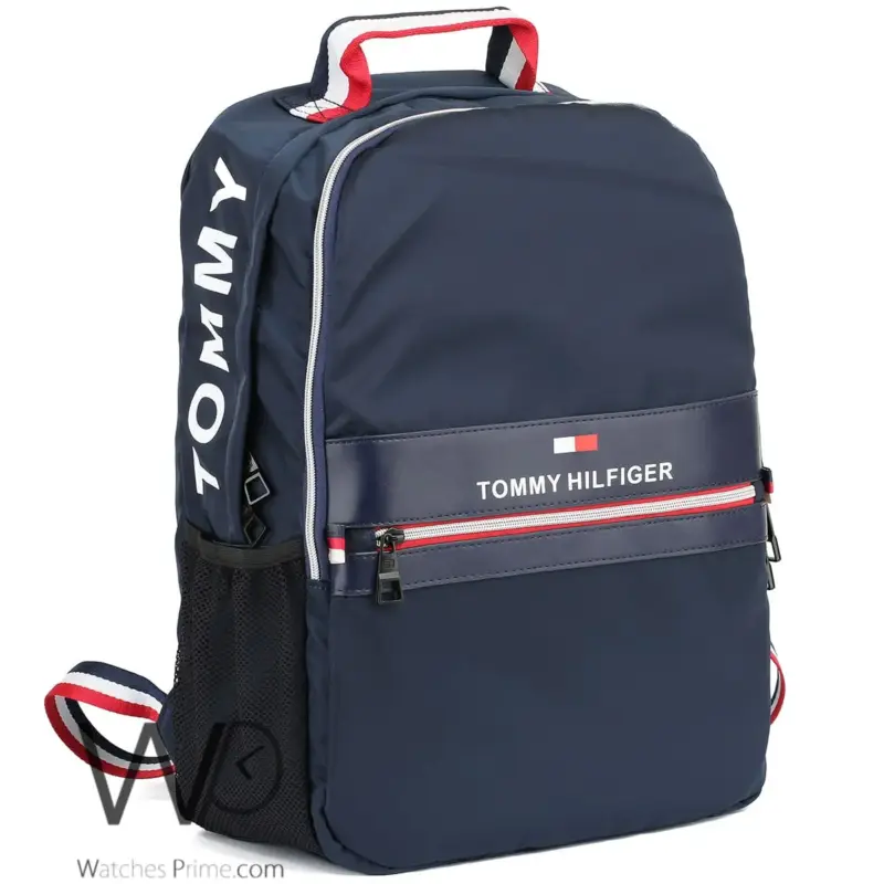 Tommy Hilfiger Backpack Navy Blue ColorBlock | Watches Prime