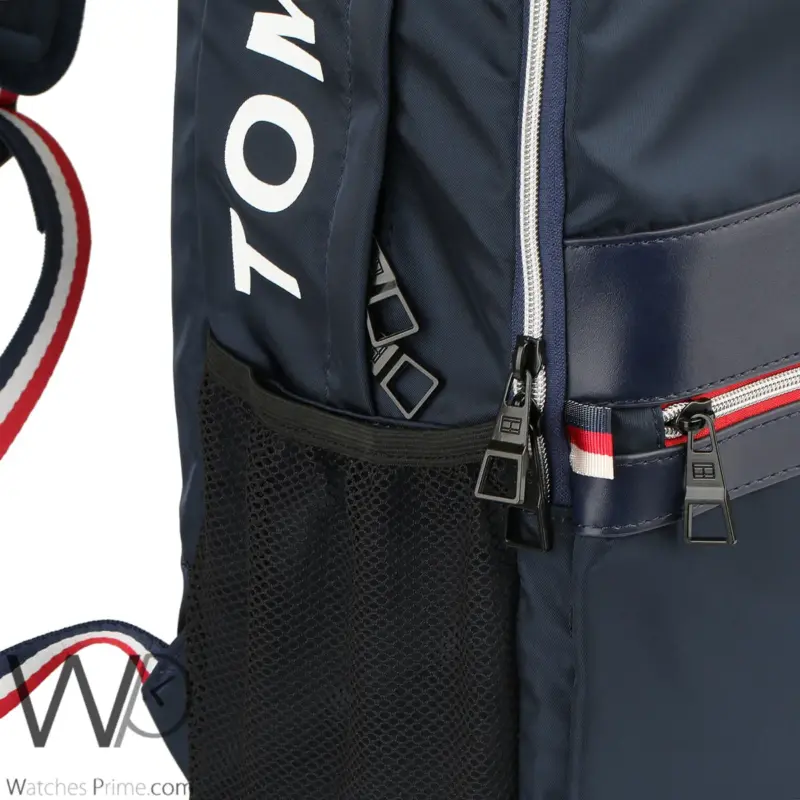 Tommy Hilfiger Backpack Navy Blue ColorBlock | Watches Prime