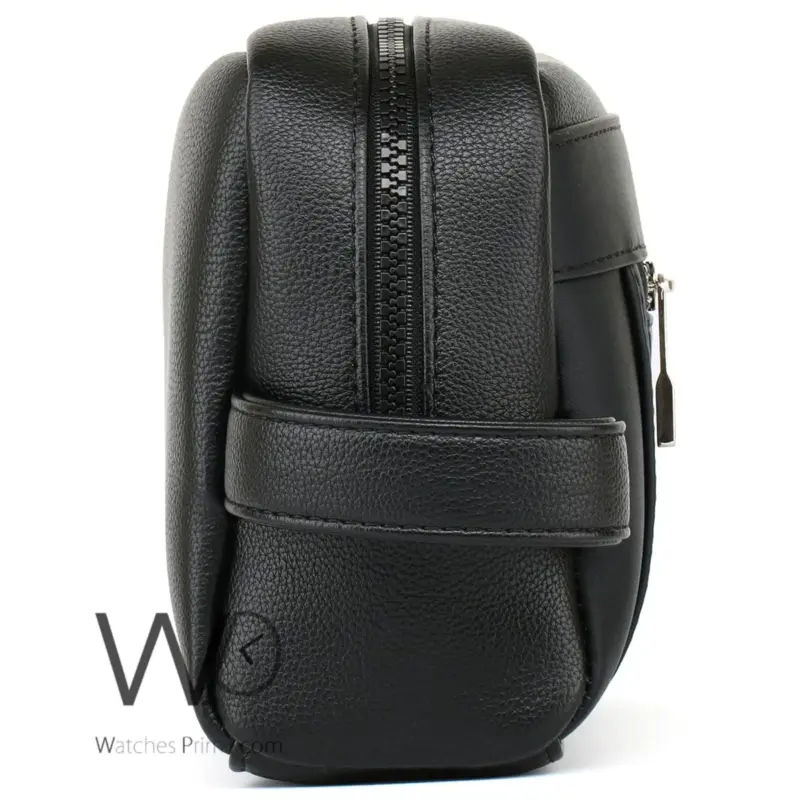 Tommy Hilfiger Handbag Black Leather For Men | Watches Prime