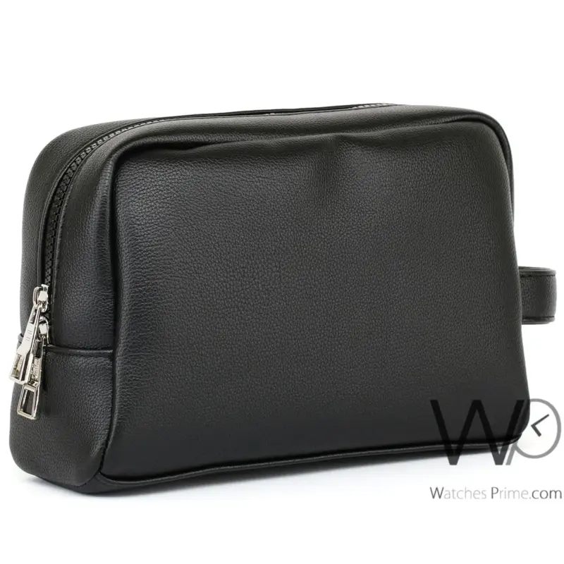 Tommy Hilfiger Handbag Black Leather For Men | Watches Prime