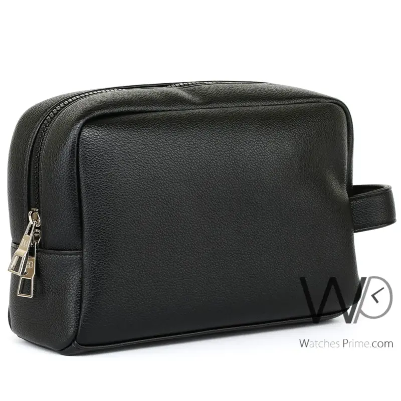 Tommy Hilfiger Black Handbag Men Gift Box | Watches Prime