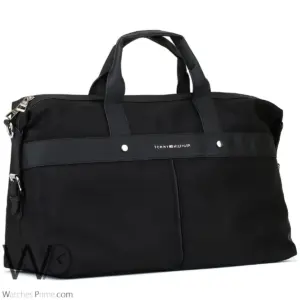Tommy hilfiger black weekend duffle men bag