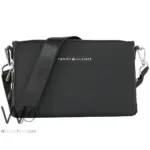 Tommy Hilfiger Crossbody Black Mens Hand Bag| Watches Prime