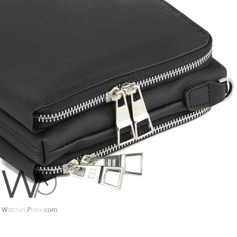 Tommy Hilfiger Crossbody Black Mens Hand Bag| Watches Prime