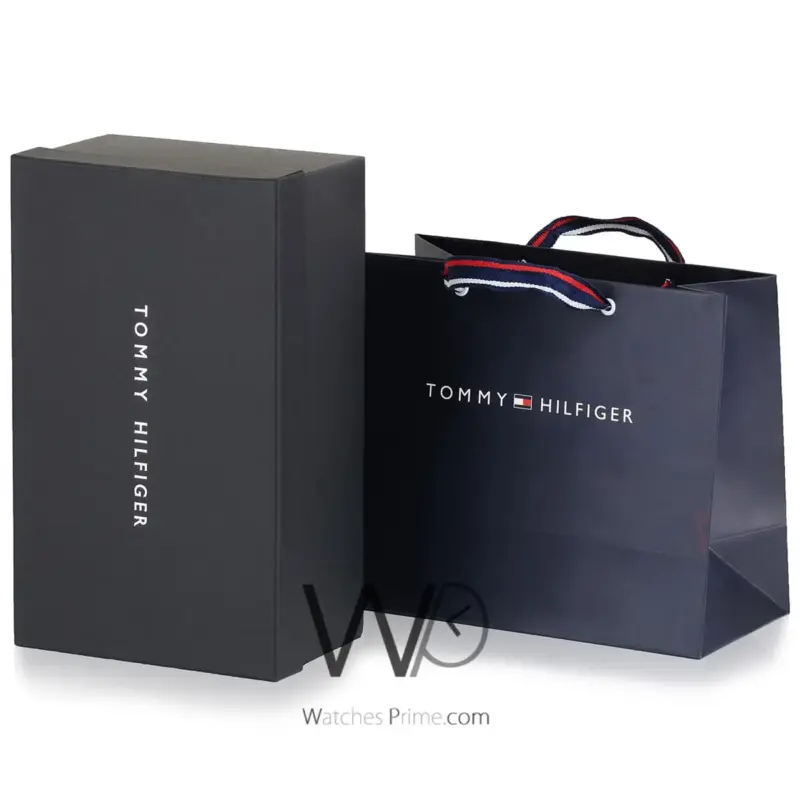 Tommy Hilfiger Fabri Black Handbag Men | Watches Prime