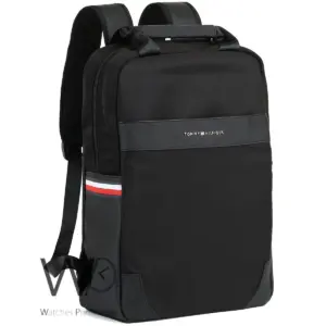 Tommy hilfiger laptop black men backpack bag