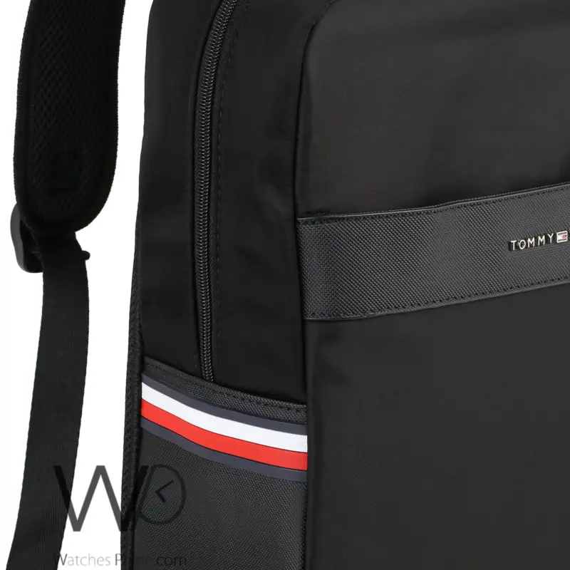 Tommy Hilfiger Laptop Black Men Backpack Bag | Watches Prime