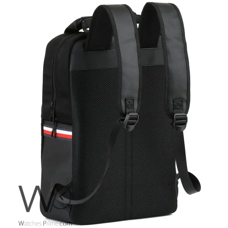 Tommy Hilfiger Laptop Black Men Backpack Bag | Watches Prime