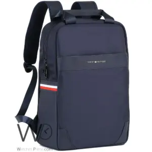 Tommy hilfiger laptop navy blue men backpack bag