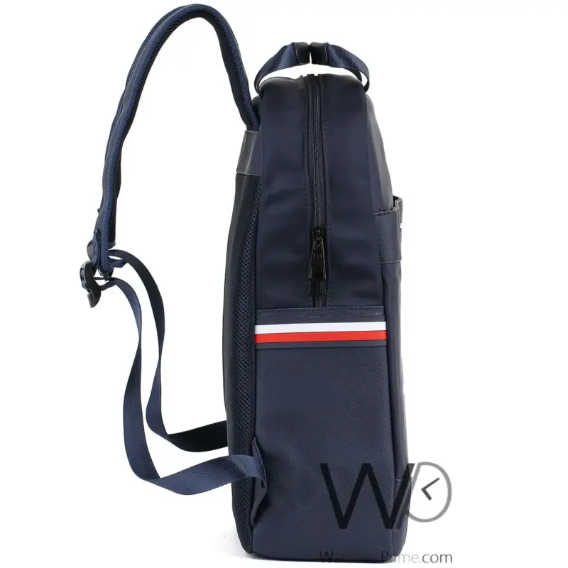 Tommy Hilfiger TH Navy Blue Men Backpack Bag | Watches Prime