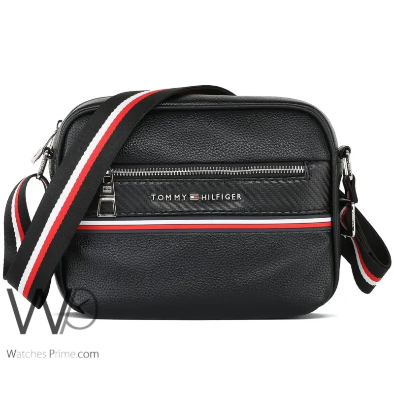 Tommy Hilfiger Crossbody Black Men For Bag | Watches Prime