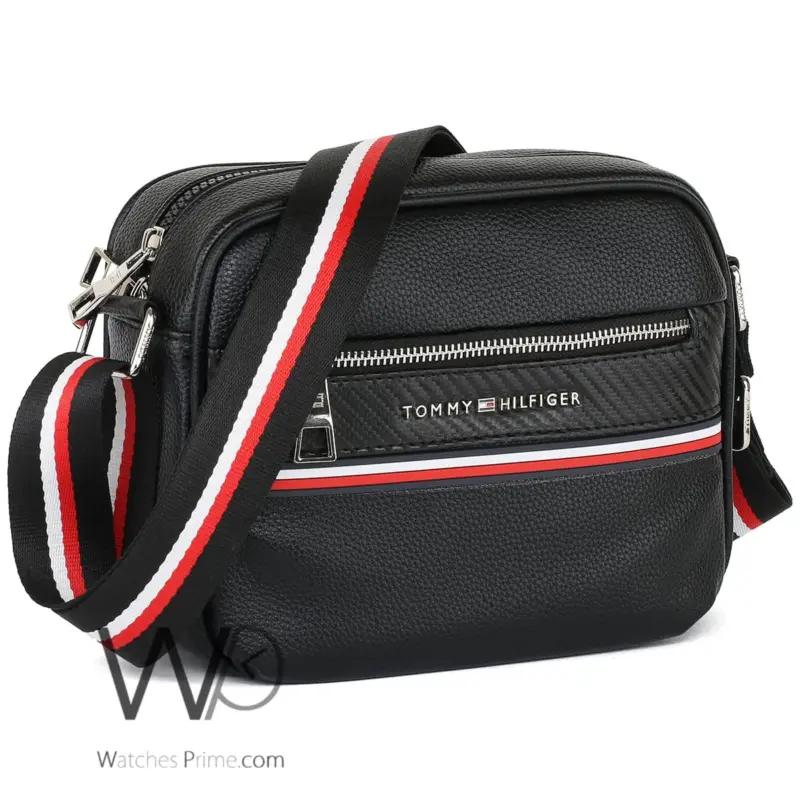 Tommy Hilfiger Crossbody Black Men For Bag | Watches Prime