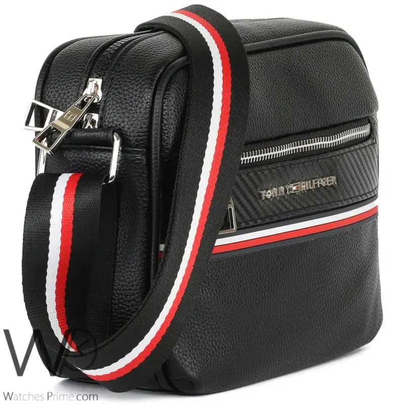 Tommy Hilfiger Crossbody Black Men For Bag | Watches Prime