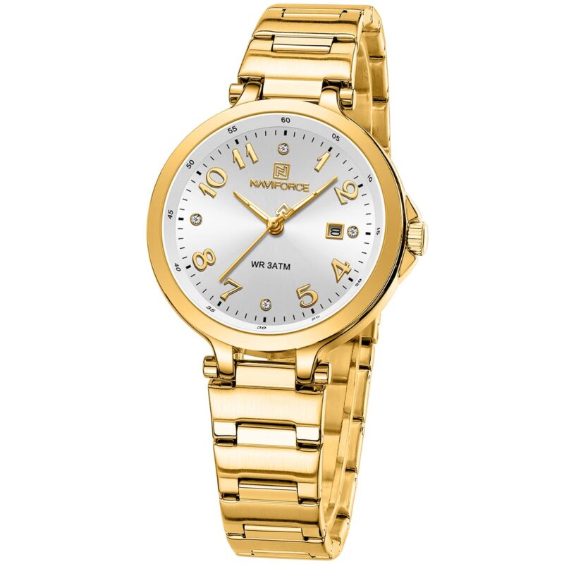 Naviforce Ladies Watch NF5033 G W | Watches Prime