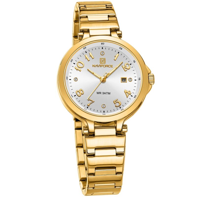 Naviforce Ladies Watch NF5033 G W | Watches Prime