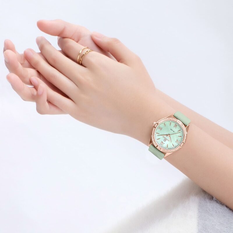 ساعة يد نافي فورس نسائية NF5038 RG GN | واتشز برايم
