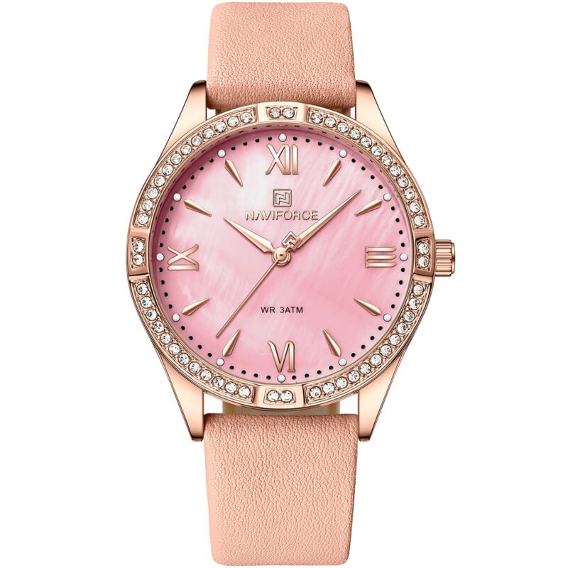 Naviforce Ladies Watch NF5038 RG R | Watches Prime