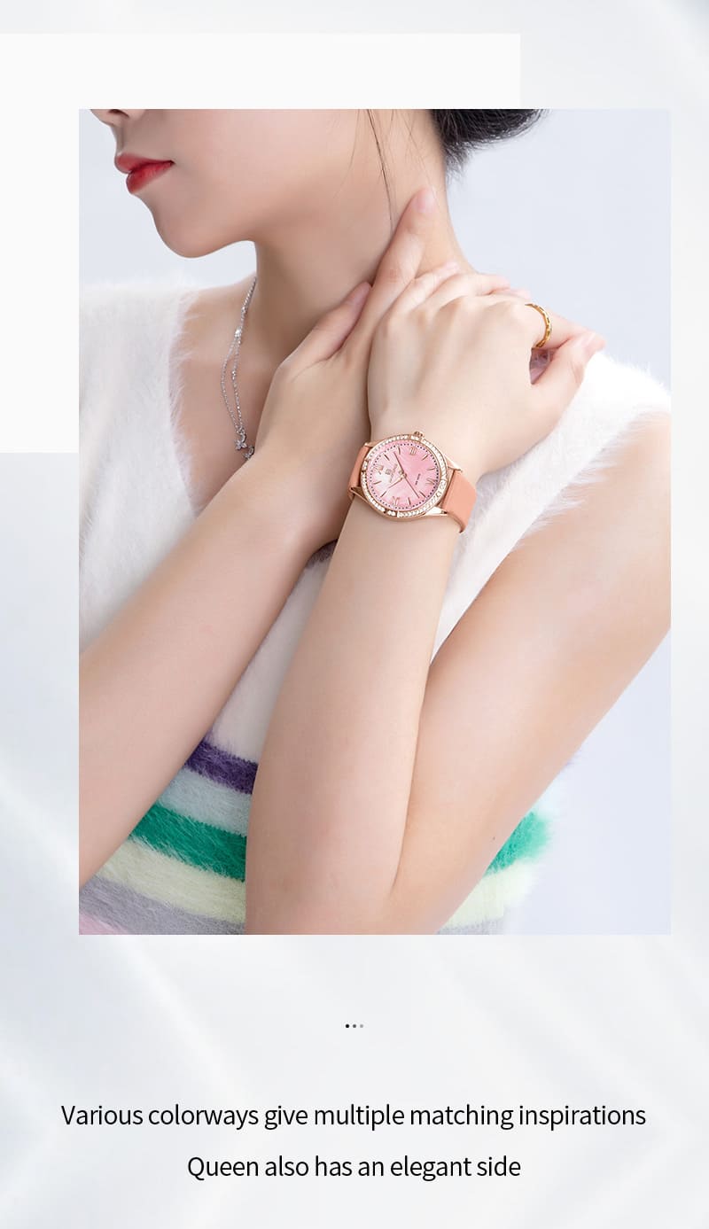 Naviforce Ladies Watch NF5038 RG R | Watches Prime