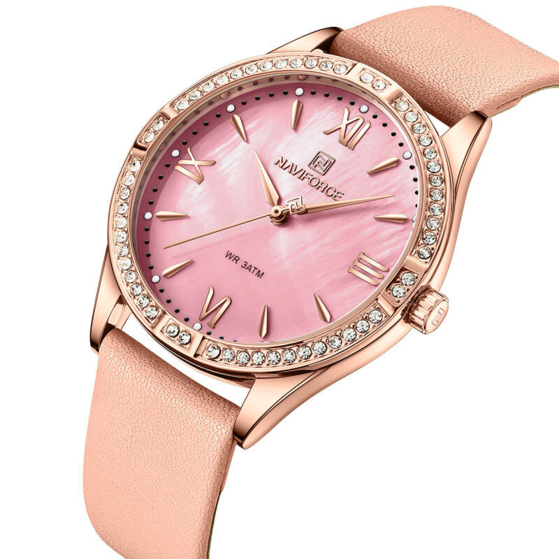 Naviforce Ladies Watch NF5038 RG R | Watches Prime