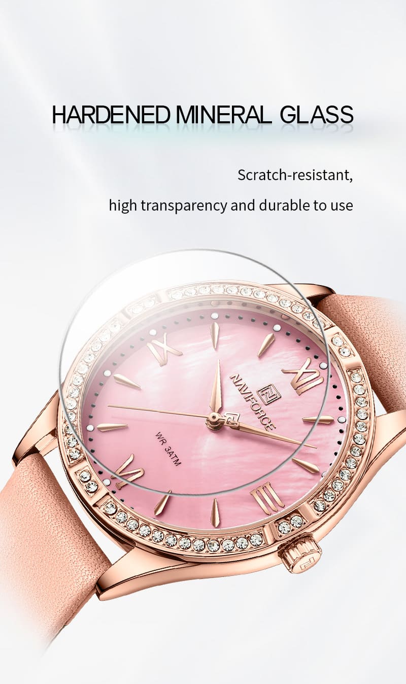 Naviforce Ladies Watch NF5038 RG R | Watches Prime