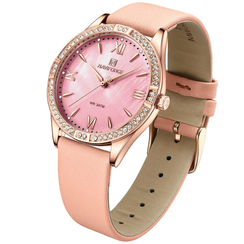 Naviforce Ladies Watch NF5038 RG R | Watches Prime