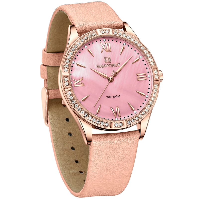 Naviforce Ladies Watch NF5038 RG R | Watches Prime