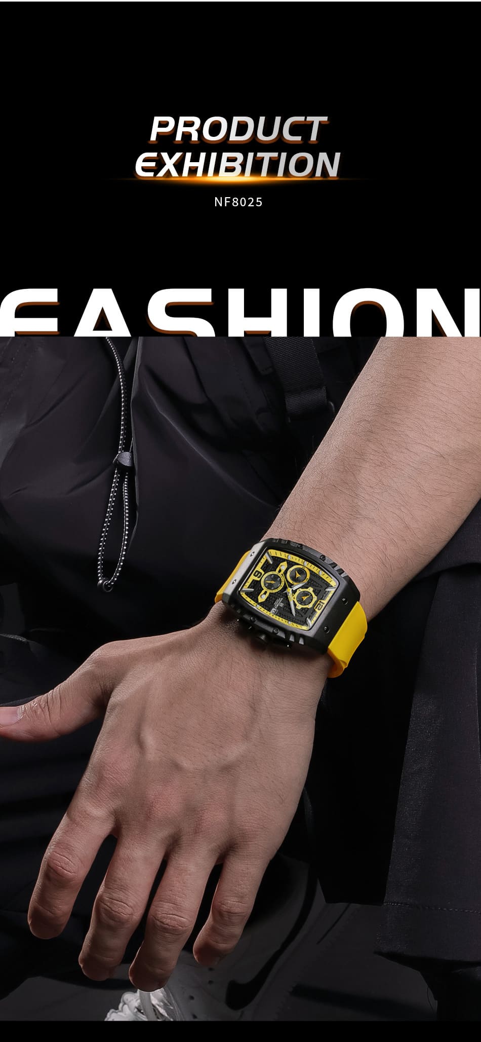 Naviforce Men's Watch NF8025 B Y Y | Watches Prime