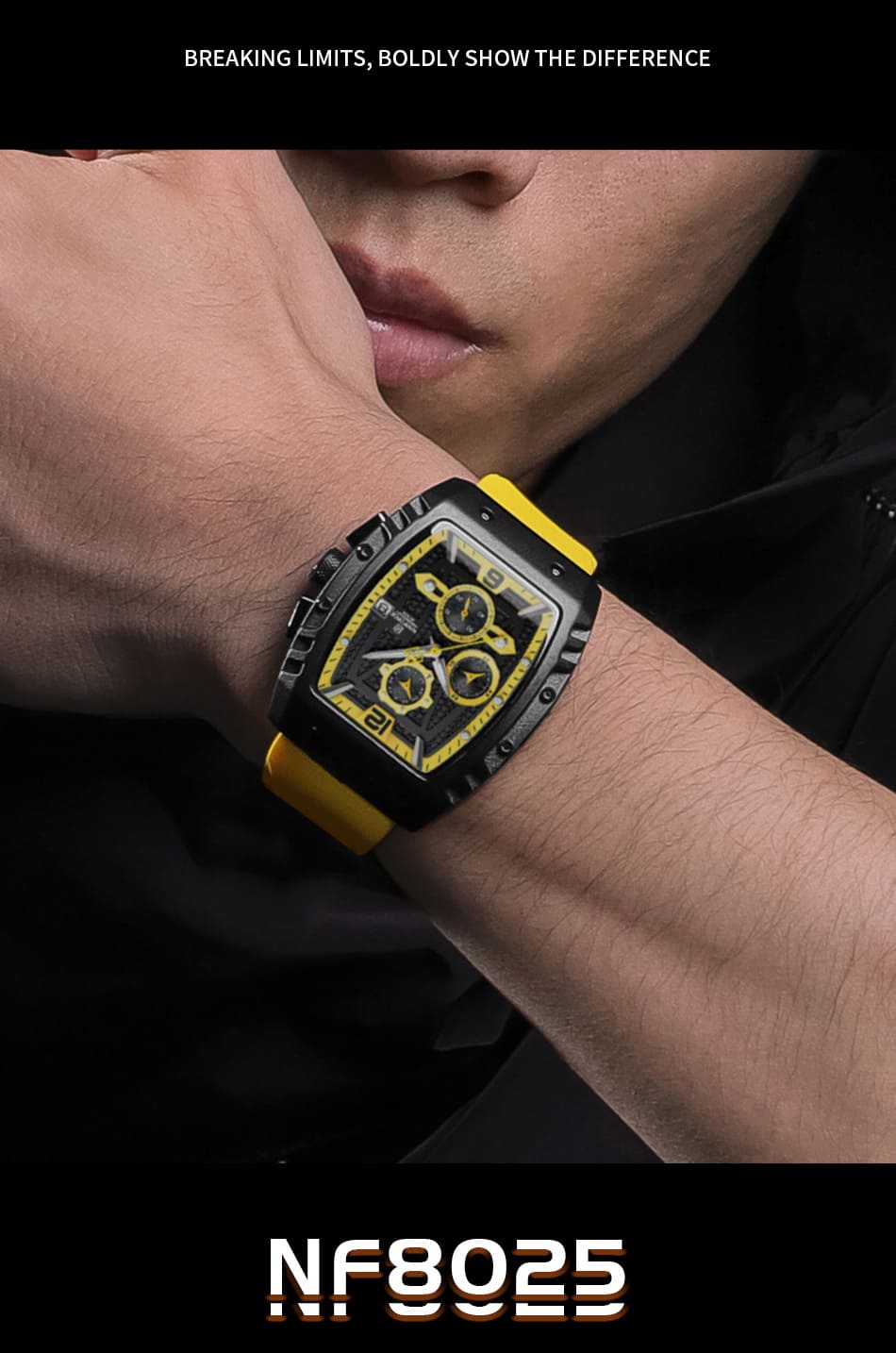 Naviforce Men's Watch NF8025 B Y Y | Watches Prime