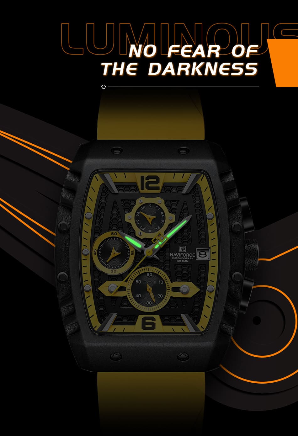 Naviforce Men's Watch NF8025 B Y Y | Watches Prime