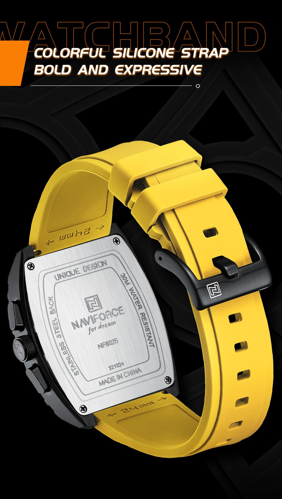Naviforce Men's Watch NF8025 B Y Y | Watches Prime